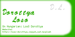 dorottya loso business card